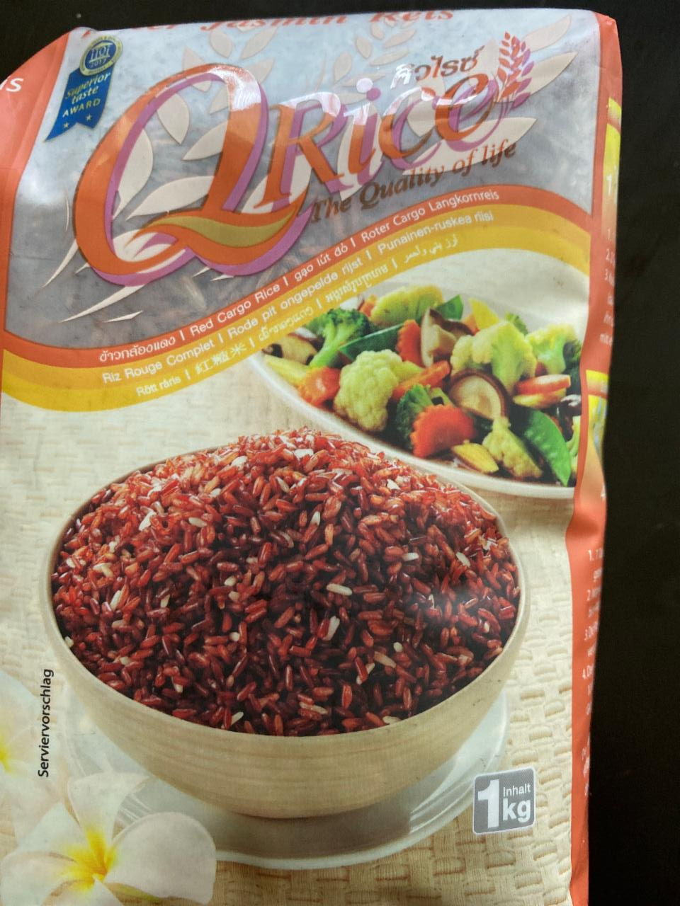 Fotografie - Red Cargo Rice Qrice
