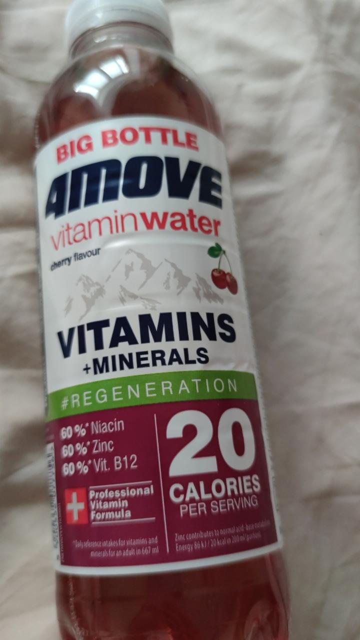 Fotografie - Vitamin Water Cherry Flavour 4Move