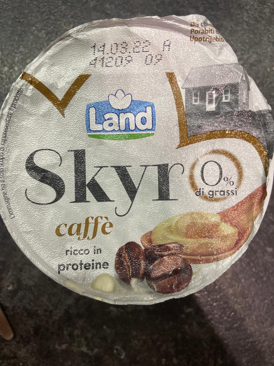 Fotografie - Skyr caffé 0% di grassi Land