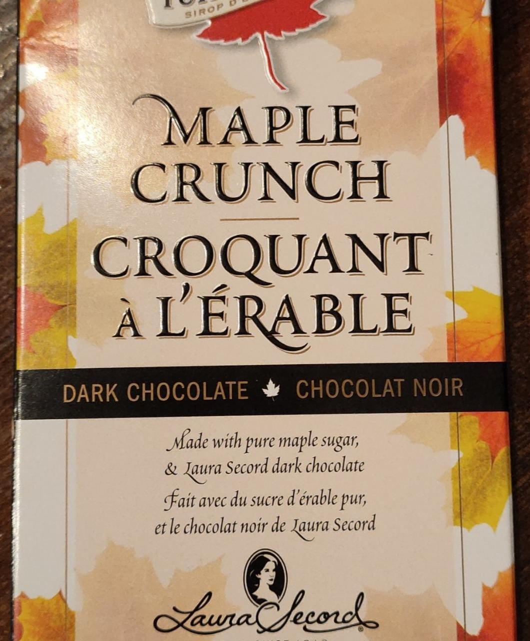 Fotografie - Maple Crunch Dark Chocolate Laura Secord