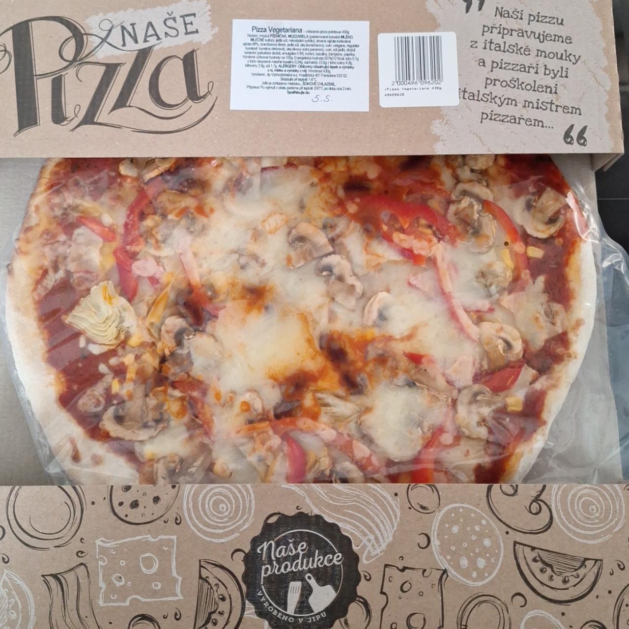 Fotografie - Naše pizza vegetariana JIP