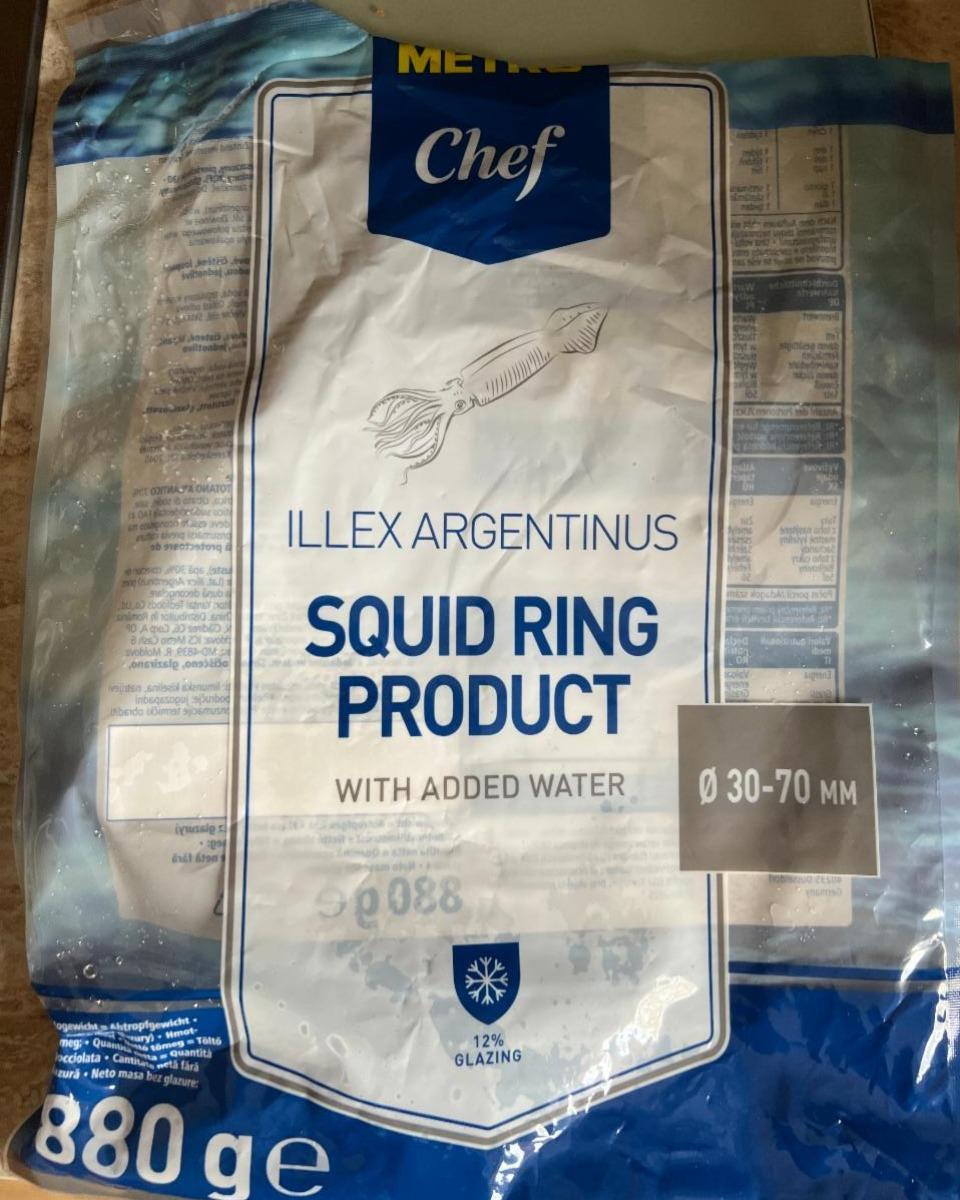 Fotografie - Squid Ring Product with added water Metro Chef