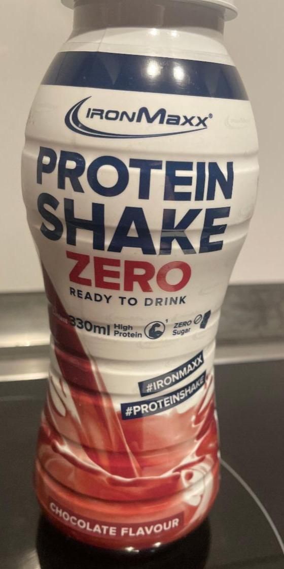 Fotografie - Protein Shake Zero Chocolate flavour IronMaxx