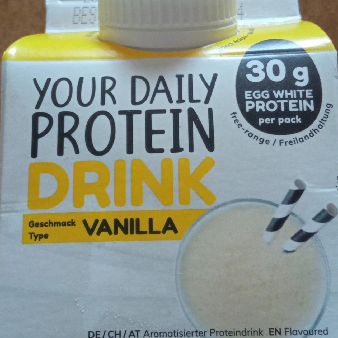 Fotografie - Your daily protein drink vanilla Eggy food