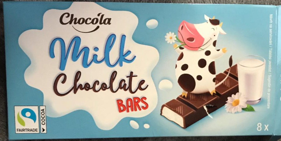 Fotografie - Milk Chocolate Bars Chocola
