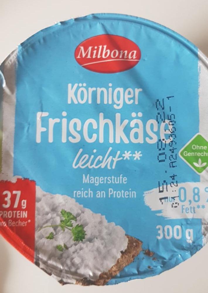 Fotografie - Körniger Frischkäse leicht Milbona