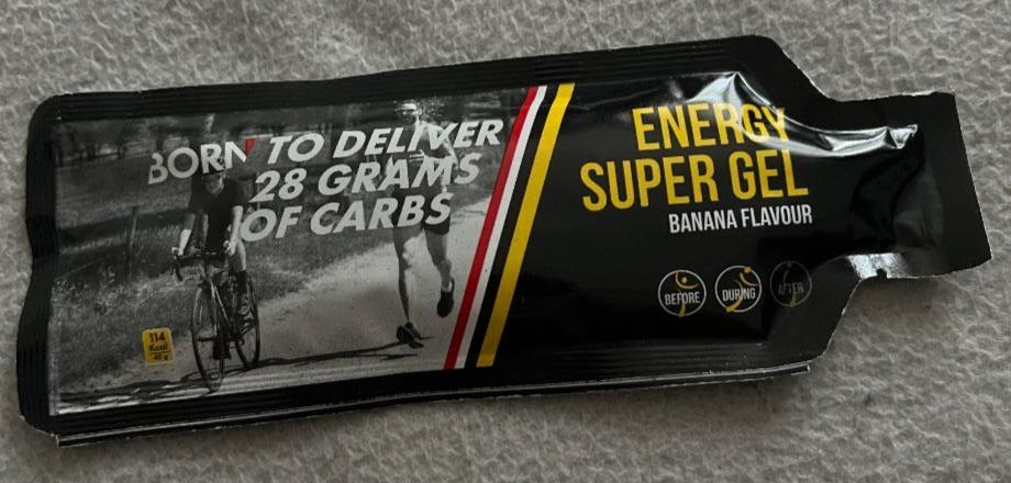 Fotografie - Energy Super Gel Banana Flavour Born Superior Sportscare