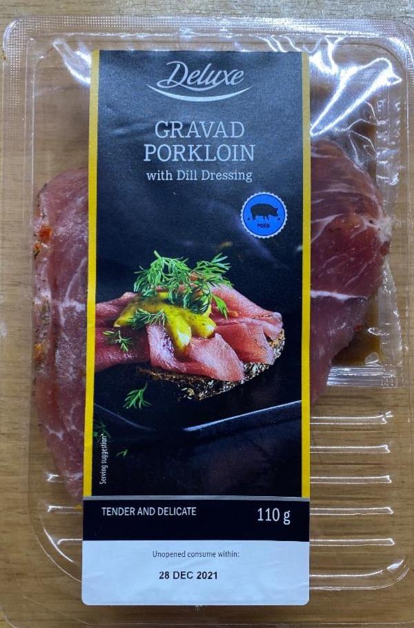 Fotografie - Gravad porkloin with Dill Dressing Deluxe