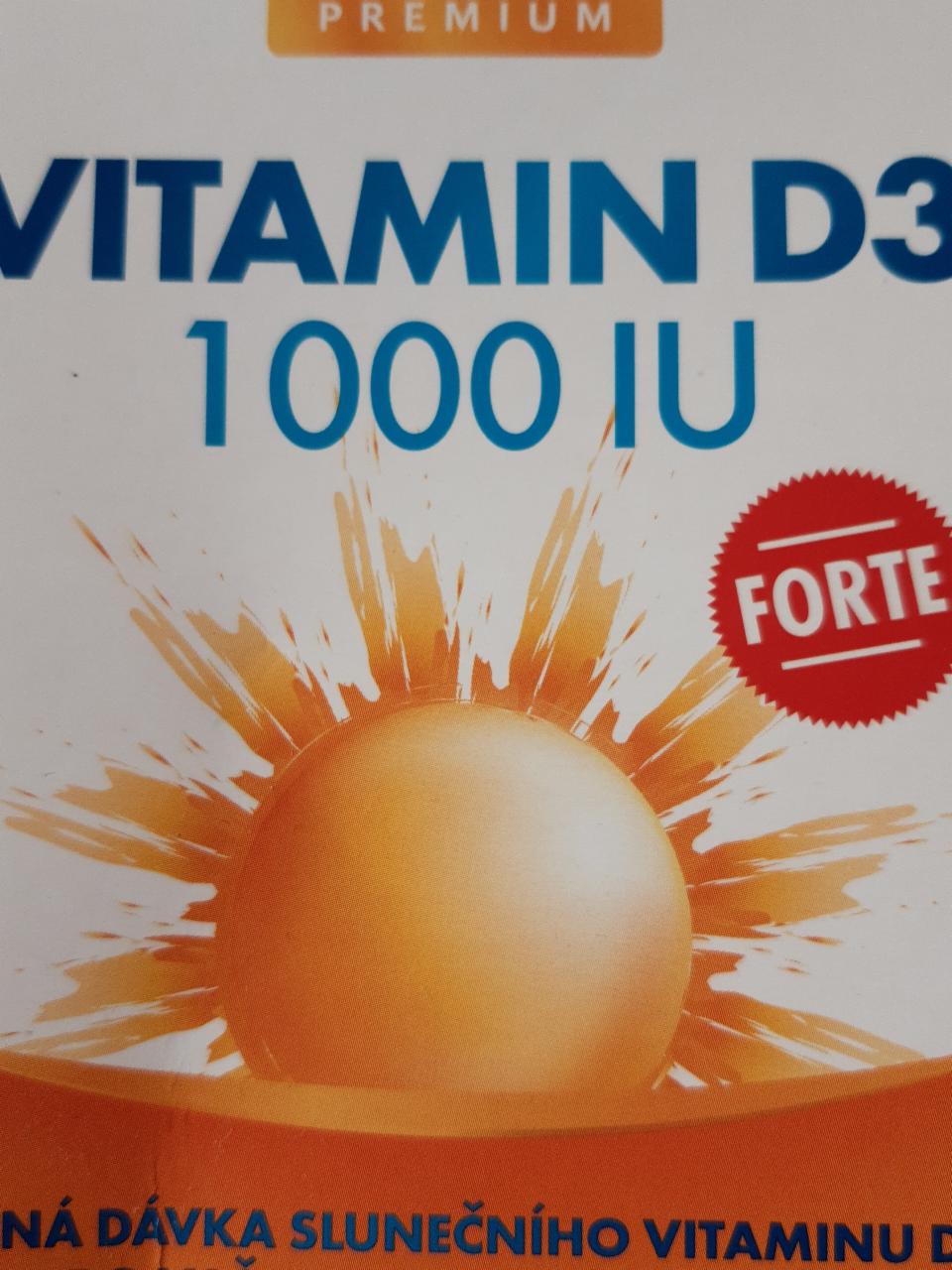 Fotografie - Vitamin D3 Forte 1000 IU Revital