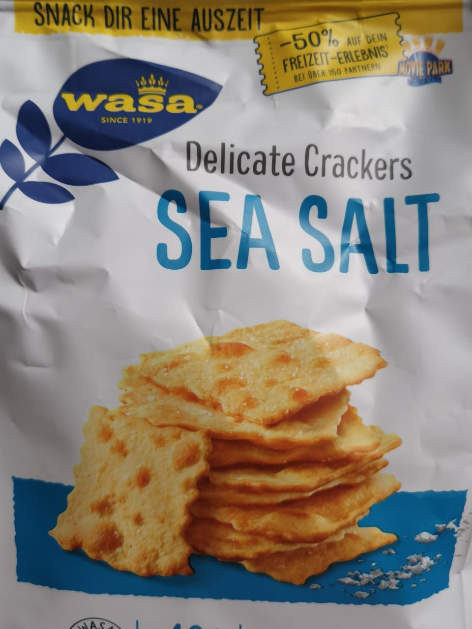 Fotografie - Delicate crackers sea salt Wasa