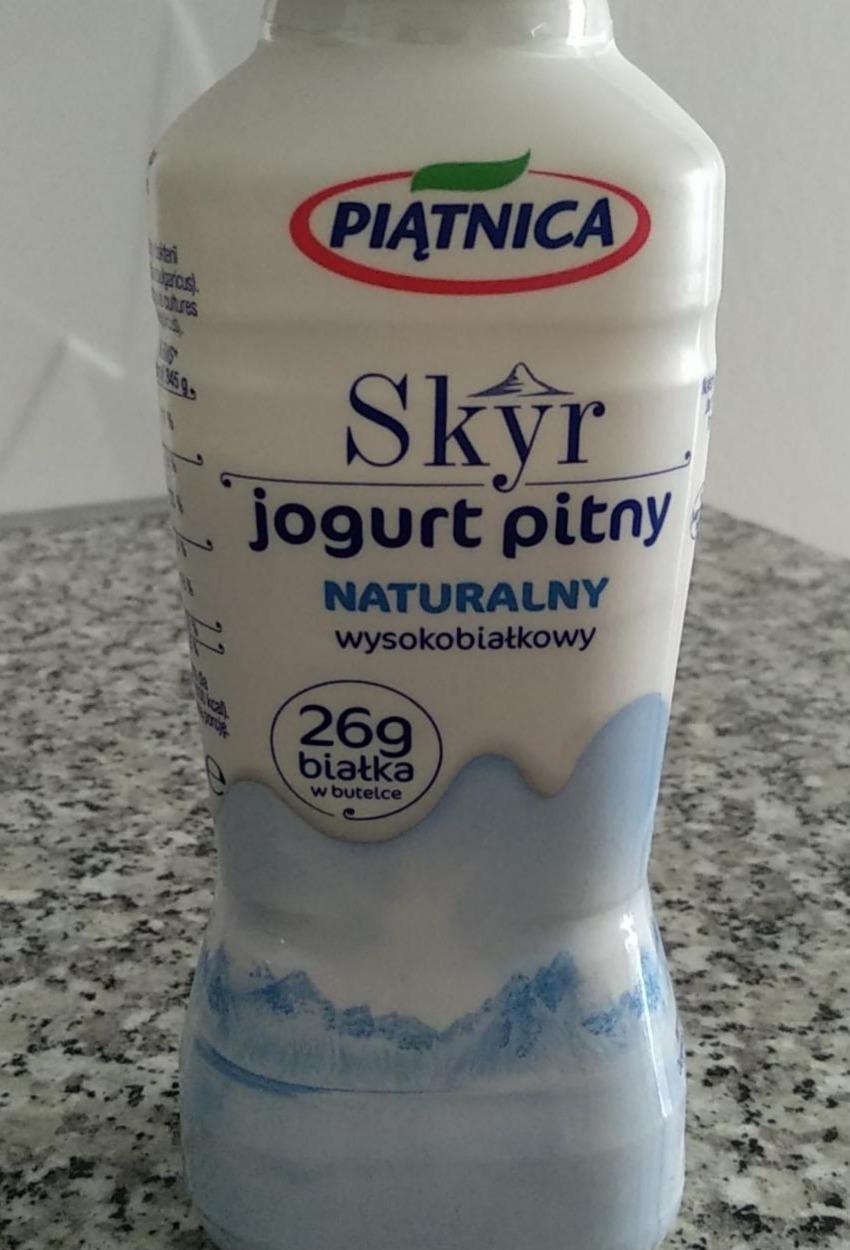 Fotografie - Skyr Jogurt pitny typu islandzkiego naturalny wysokobialkowy Piątnica