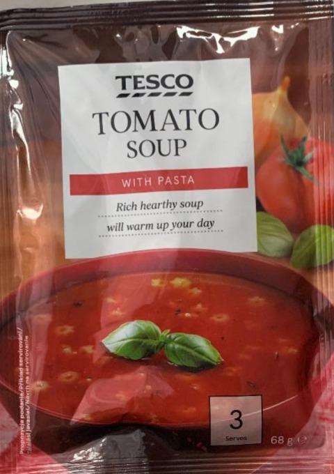 Fotografie - Tomato soup with pasta Tesco