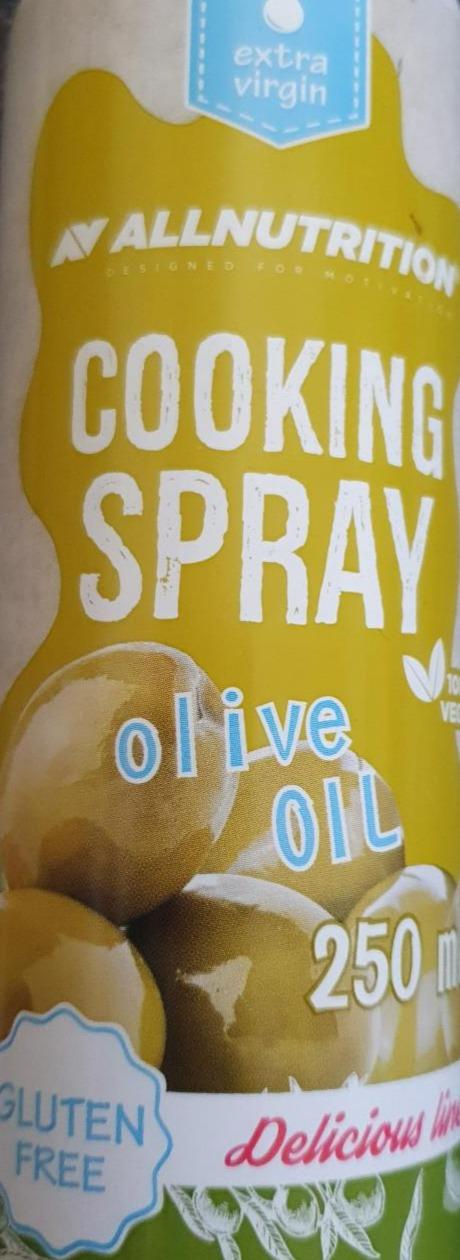 Fotografie - cooking spray olive oil Allnutrition (gluten free)