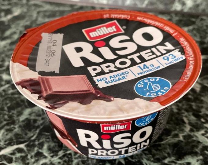 Fotografie - Riso Protein No added sugar čokoláda Müller