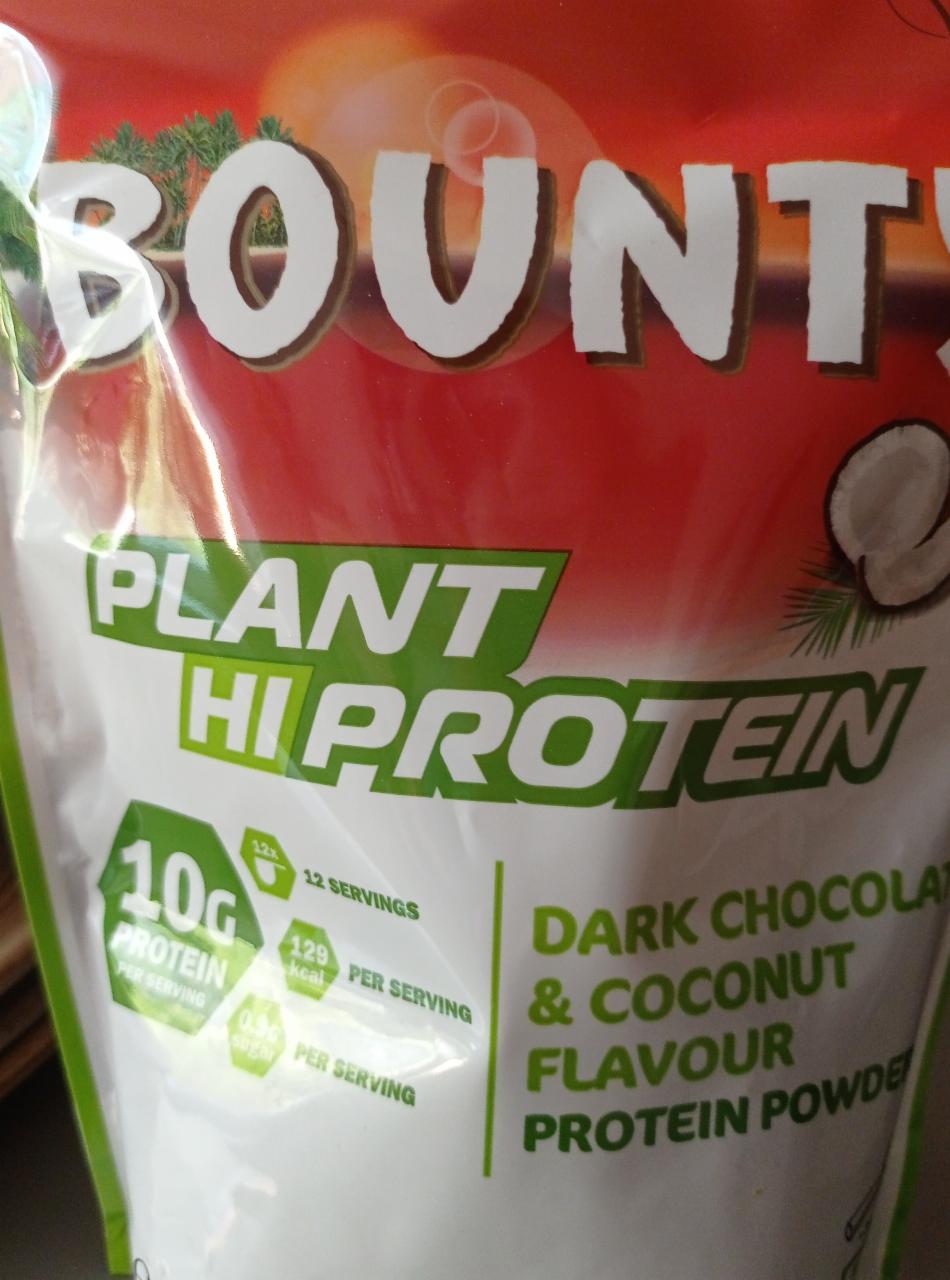 Fotografie - Bounty Plant Hi protein Dark Chocolate & Coconut