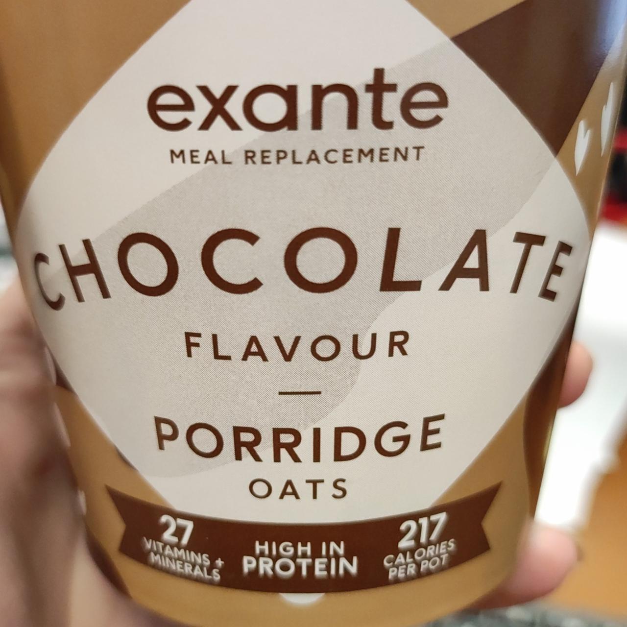 Fotografie - Chocolate Porridge Oats Exante
