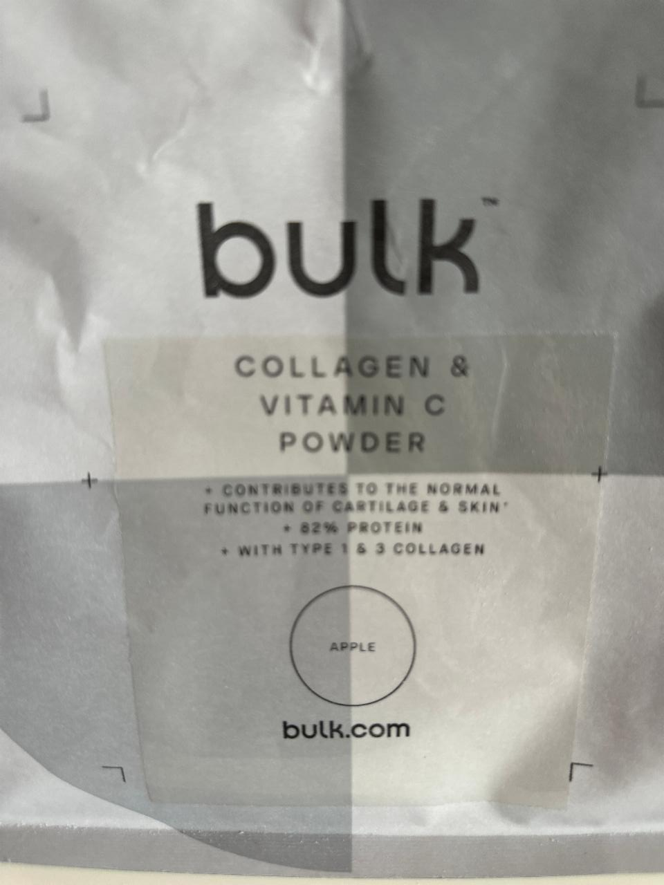 Fotografie - Collagen & vitamin C powder Apple Bulk
