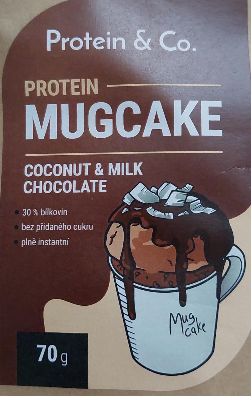 Fotografie - Proteinový mugcake s kokosem a mléčnou čokoládou Protein&Co.