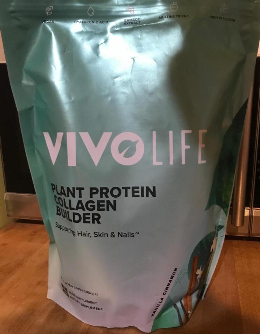 Fotografie - Plant Protein Collagen Builder Vanilla Cinnamon Vivo life