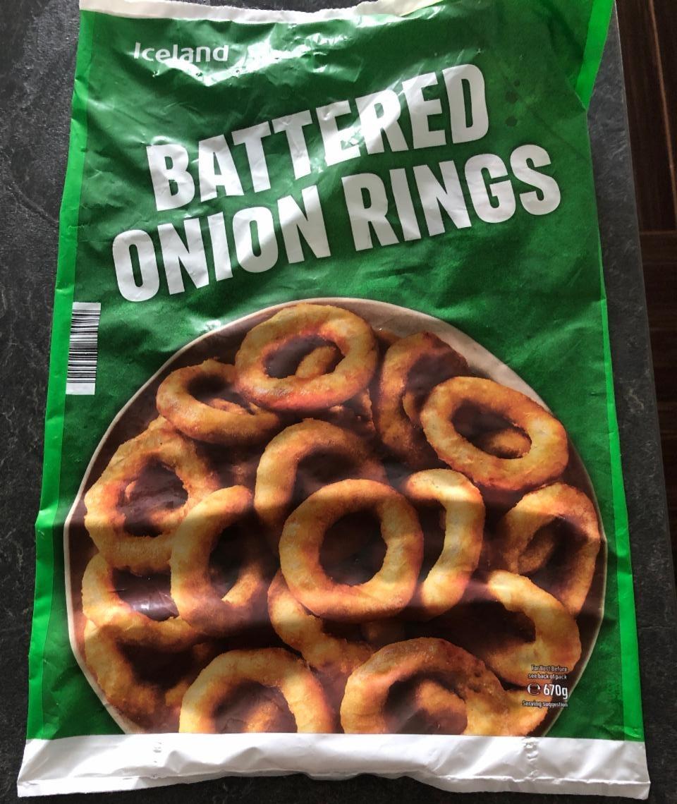 Fotografie - Battered Onion Rings cibulové kroužky Iceland