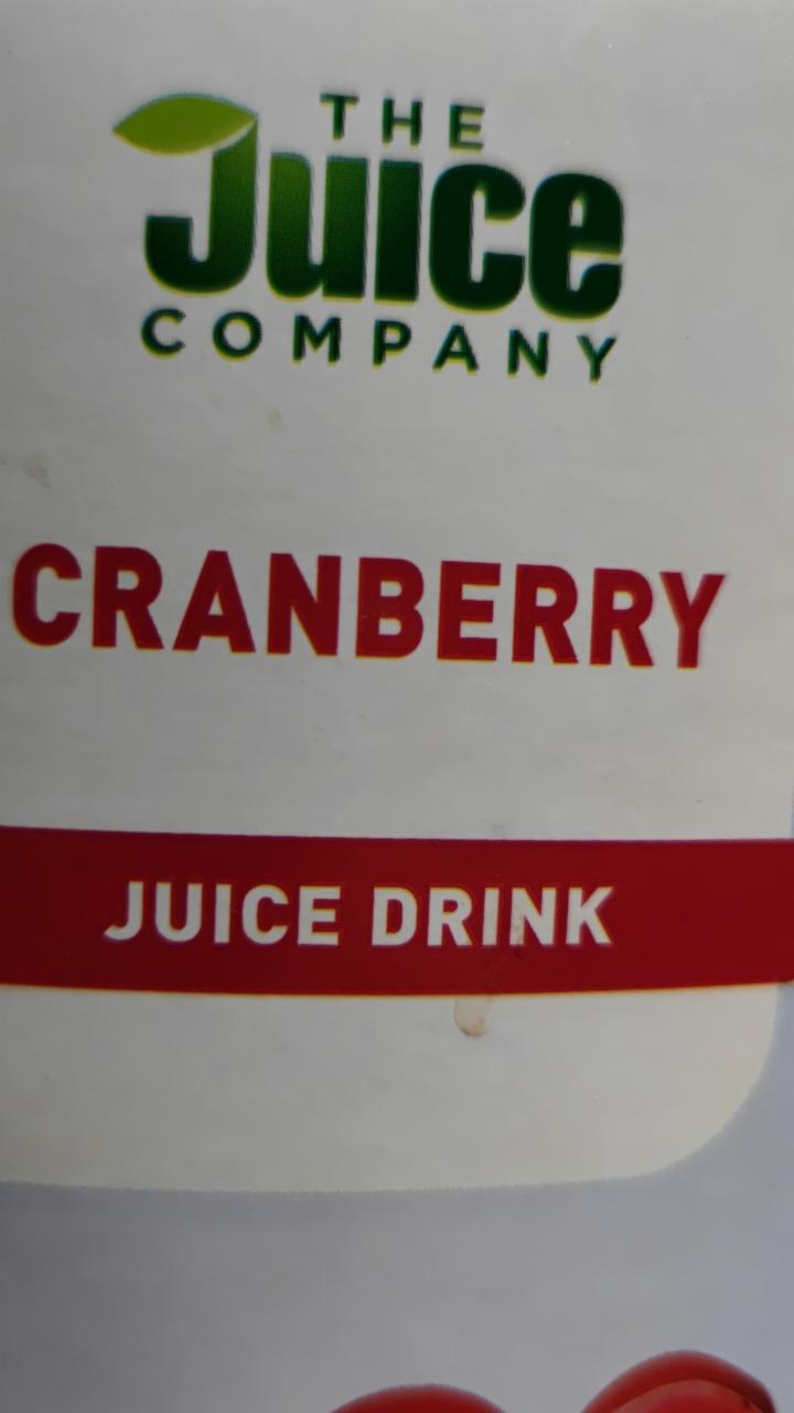 Fotografie - Cranberry Juice Drink The Juice Company