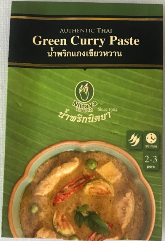 Fotografie - Authentic Thai Green Curry Paste Nittaya