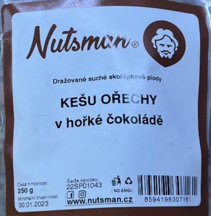 Fotografie - Kešu ořechy v hořké čokoládě Nutsman