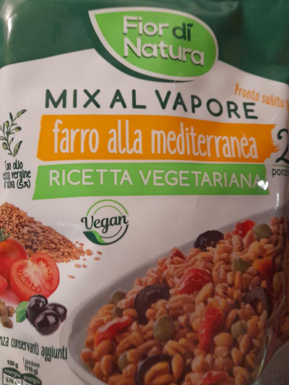 Fotografie - Mix al vapore farro alla mediterranea ricetta vegetariana Fior di Natura