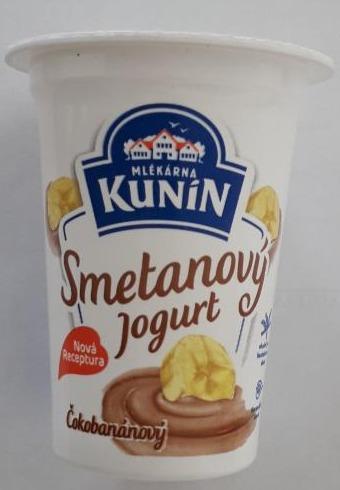 Fotografie - smetanový jogurt čokobanánový Kunín