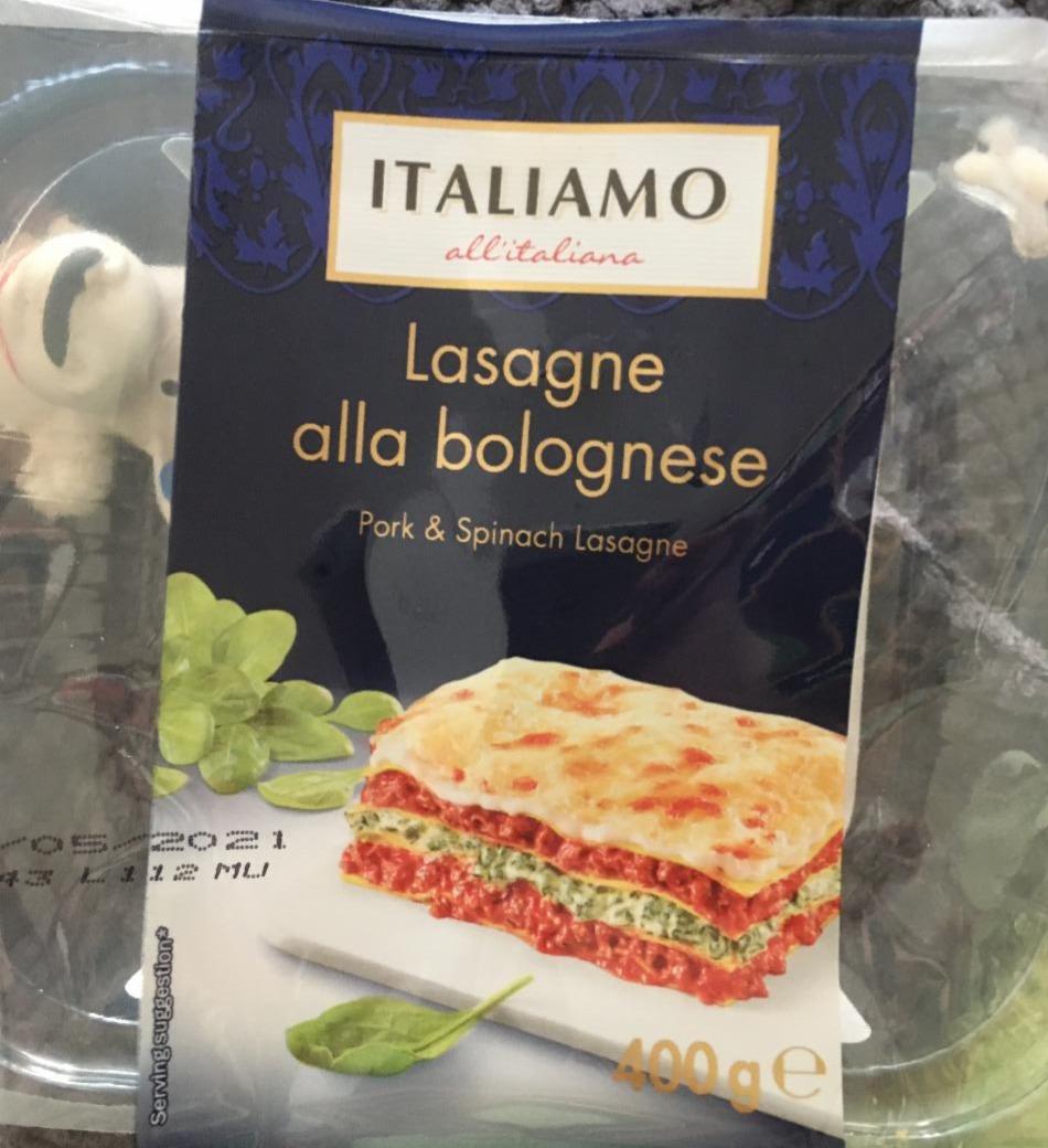 Fotografie - Lasagne alla bolognese Pork & Spinach lasagne Italiamo
