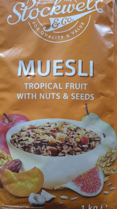 Fotografie - Muesli tropical fruit with Nuts & Seeds Stockwell & Co.