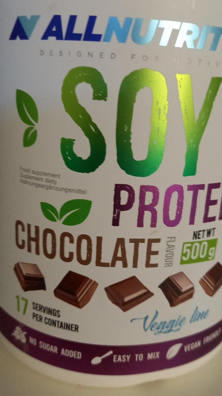 Fotografie - Soy protein chocolate Allnutrition