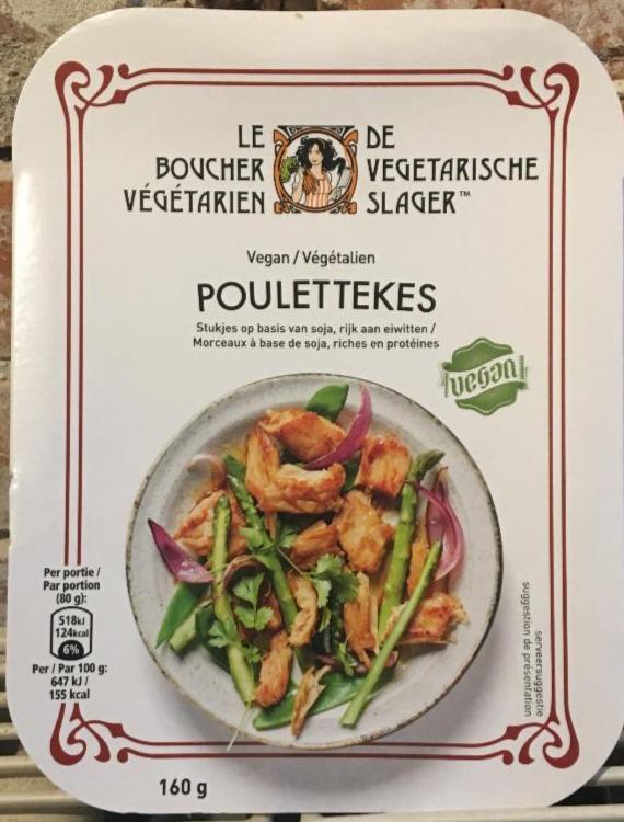 Fotografie - Vegan/Végétalien Poulettekes De Vegetarische Slager