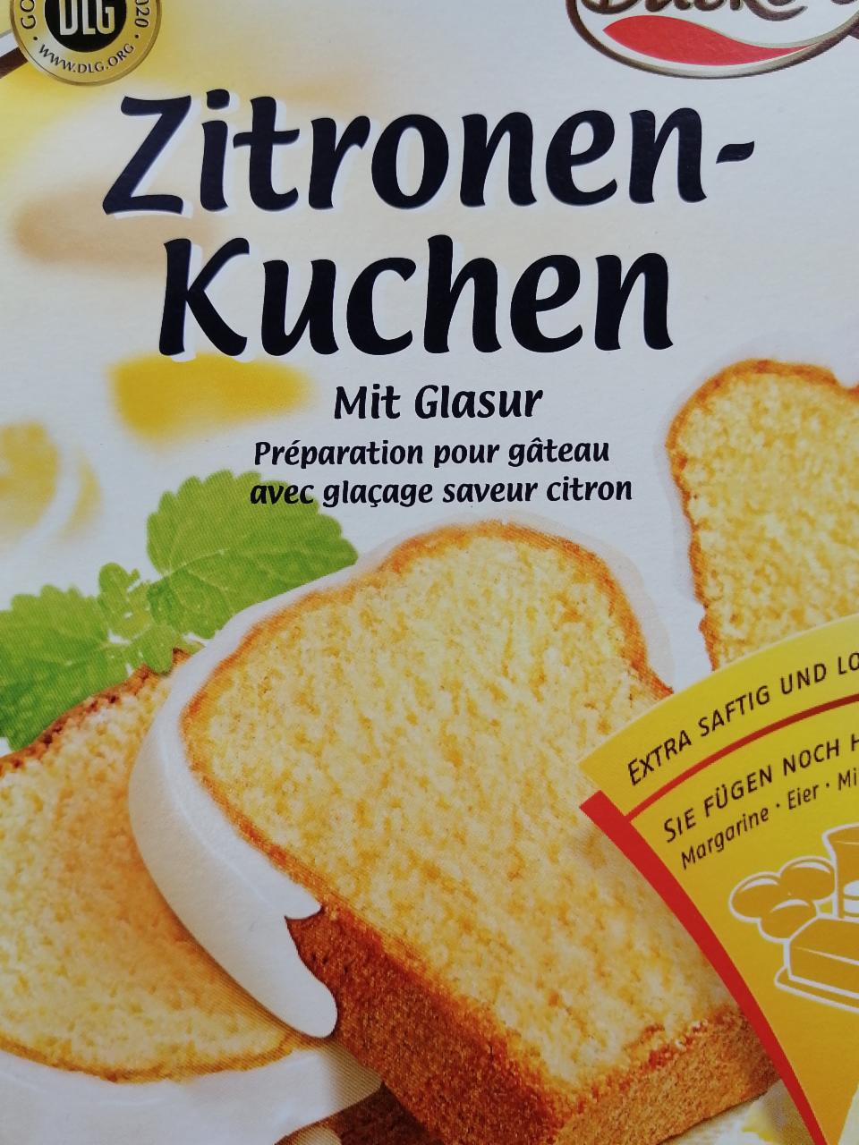 Fotografie - Zitronen-Kuchen mit Glasur Backen