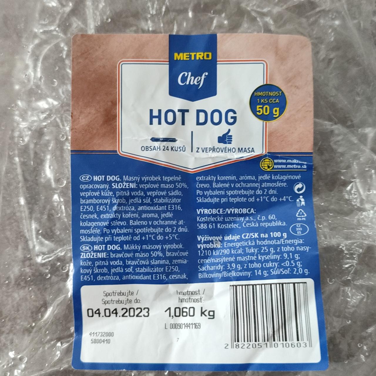 Fotografie - Hot Dog Metro Chef