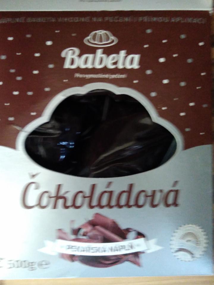 Fotografie - Náplň čokoládová Babeta