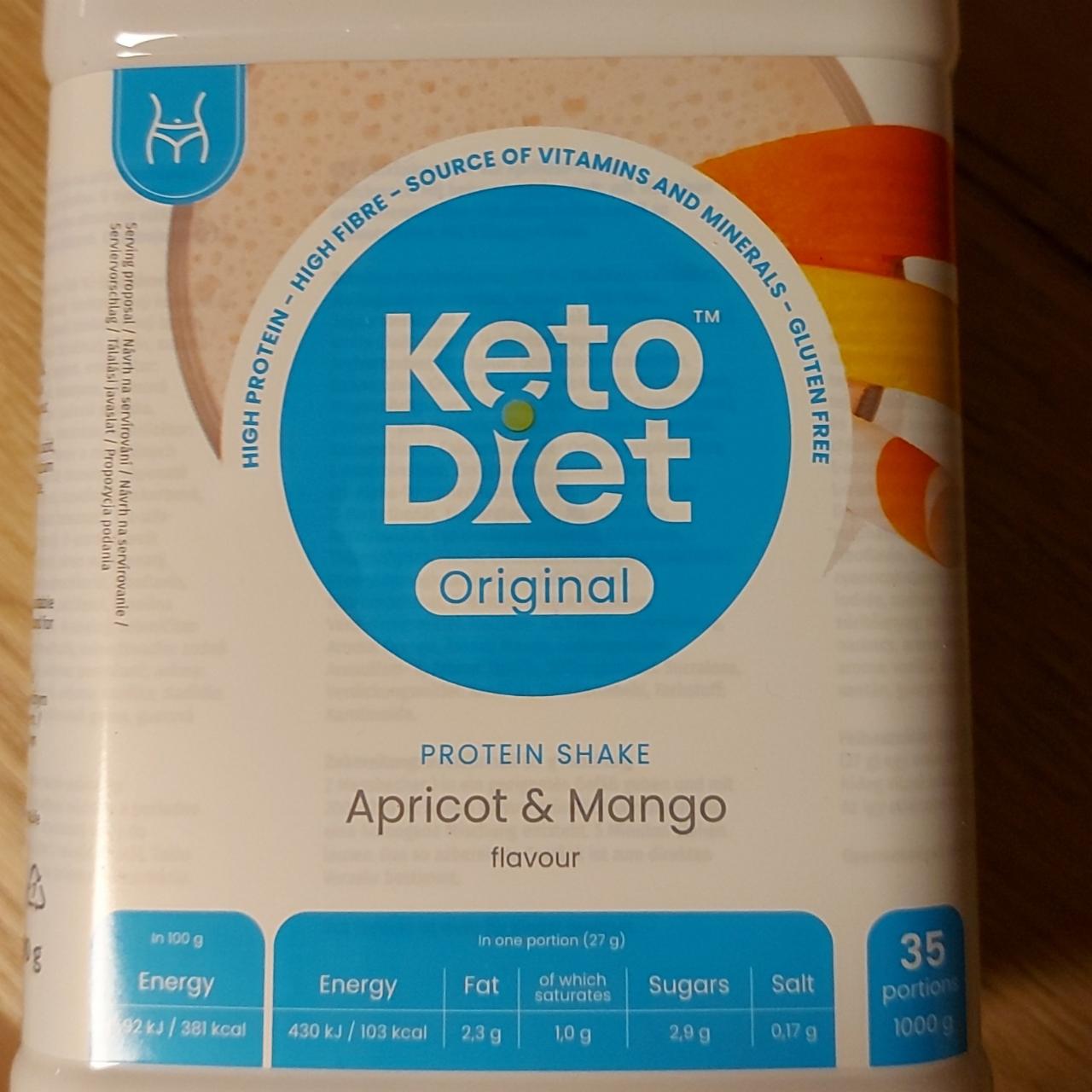Fotografie - Protein Shake Apricot & Mango KetoDiet