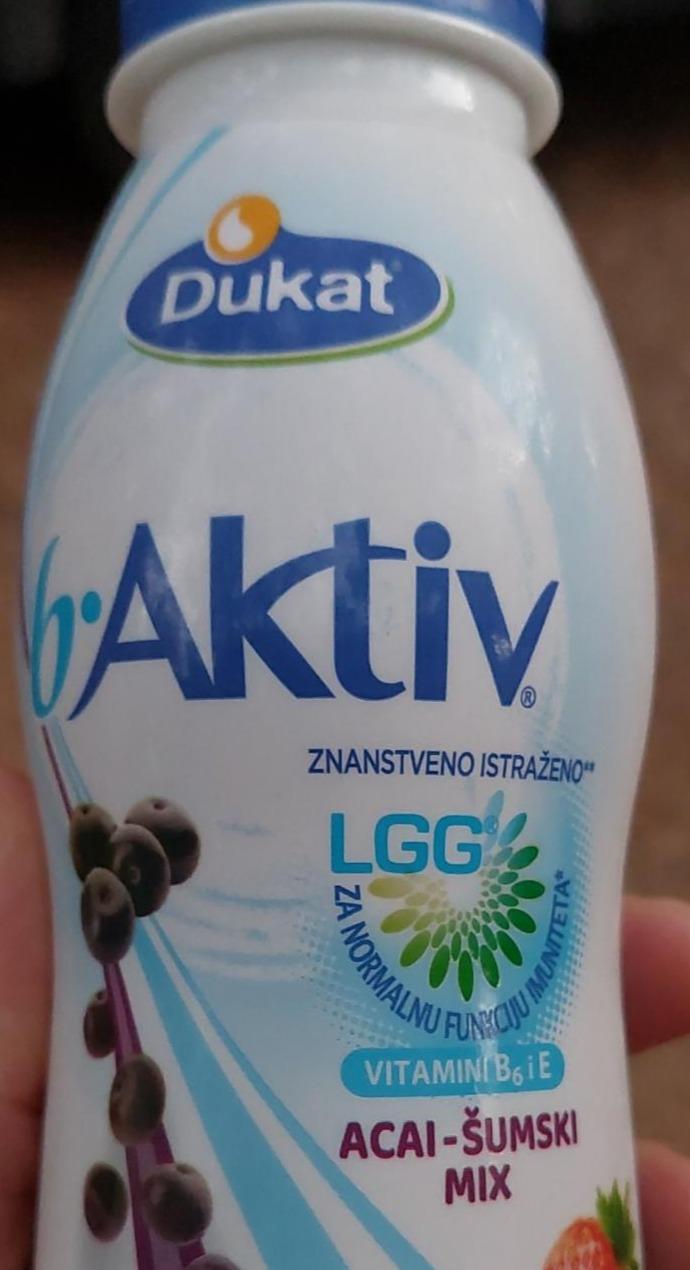 Fotografie - b.Aktiv™ LGG jogurt Acai - Šumski mix Dukat