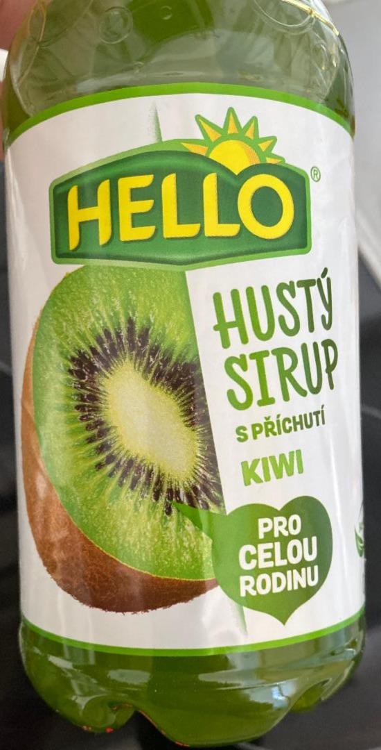 Fotografie - sirup hustý kiwi Hello