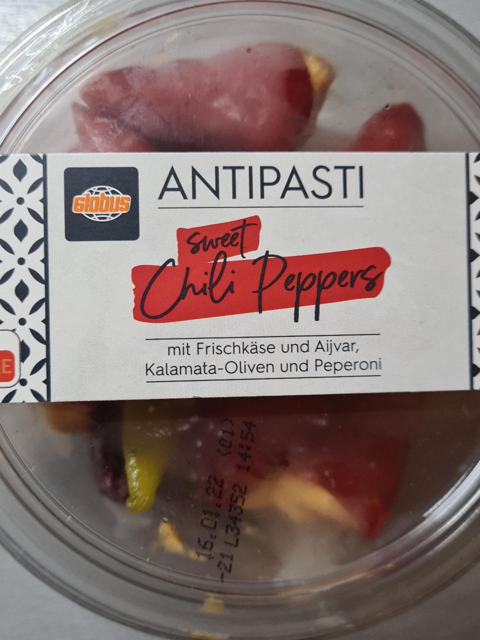 Fotografie - Antipasti Sweet Chili peppers Globus