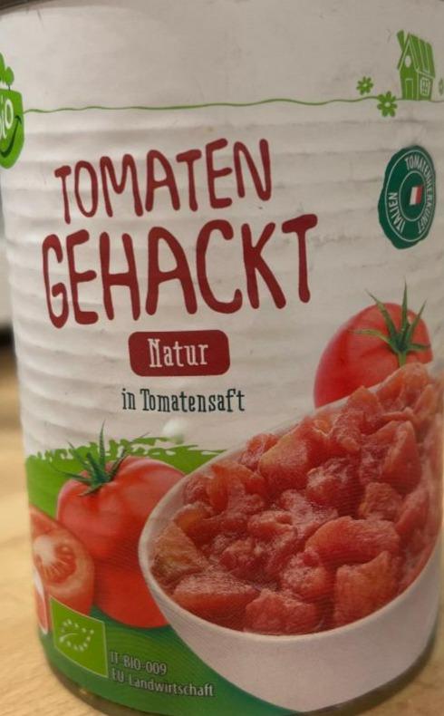 Fotografie - Tomaten Gehackt Natur in Tomatensaft GutBio