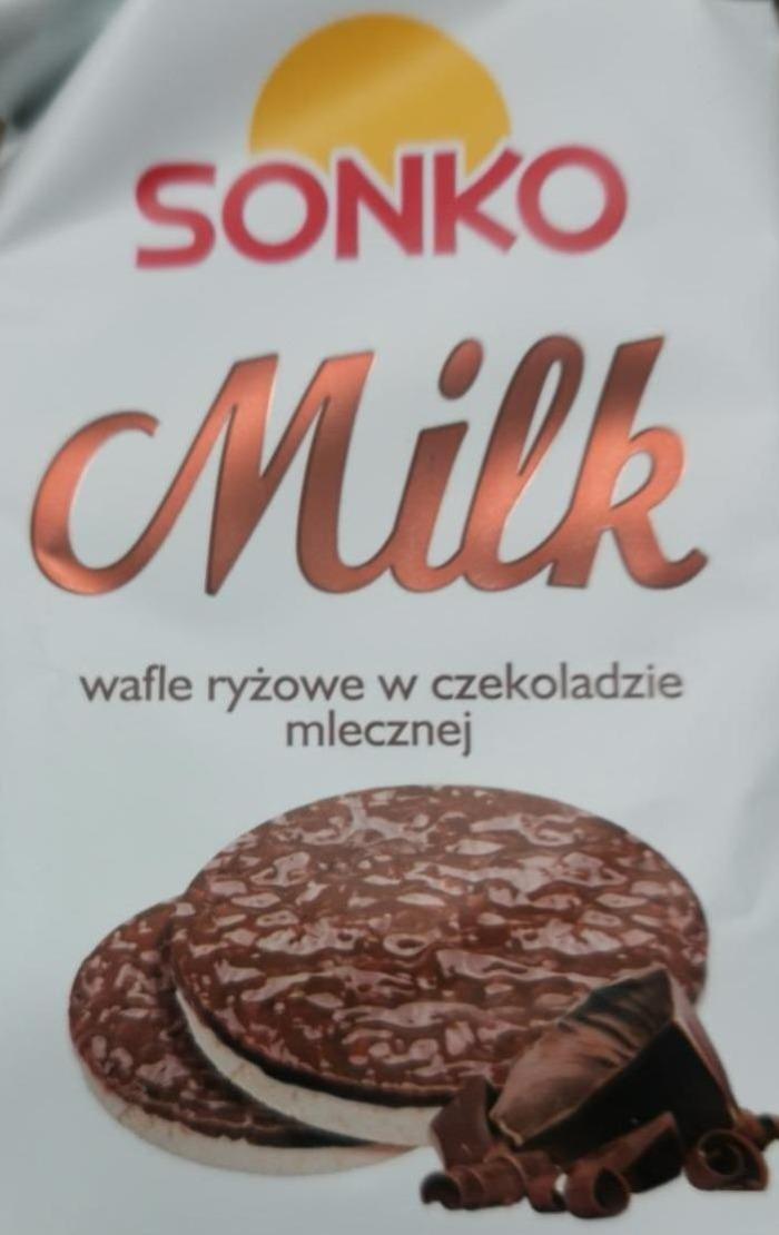 Fotografie - Milk Wafle ryżowe w czekoladzie mlecznej Sonko