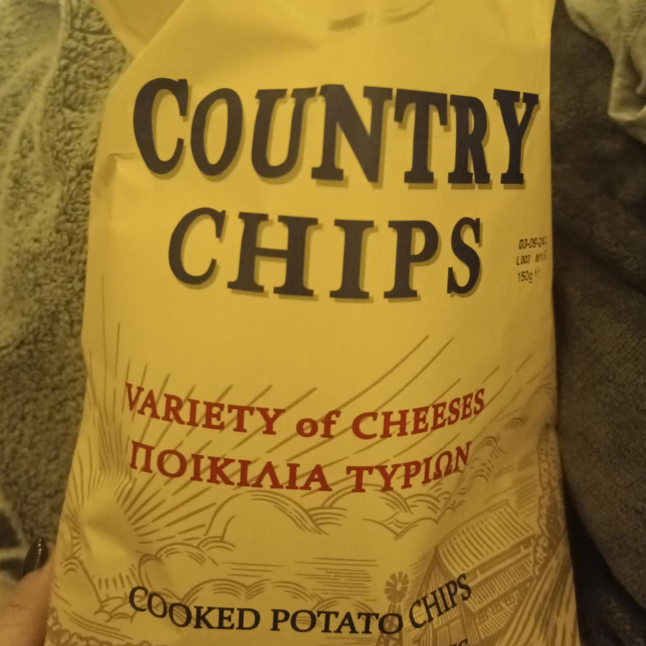 Fotografie - Country chips varies of Cheeses Jumbo