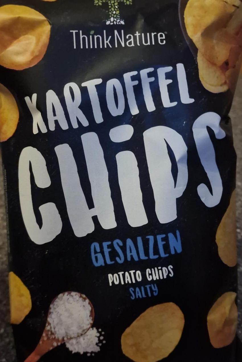 Fotografie - Kartoffel chips gesalzen ThinkNature
