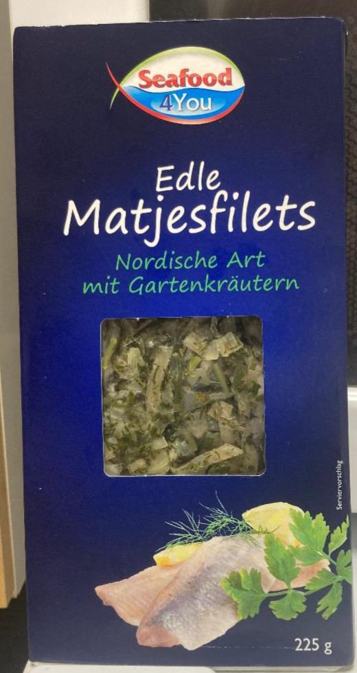 Fotografie - Edle Matjesfilets Nordische Art mit Gartenkräutern Seafood 4You