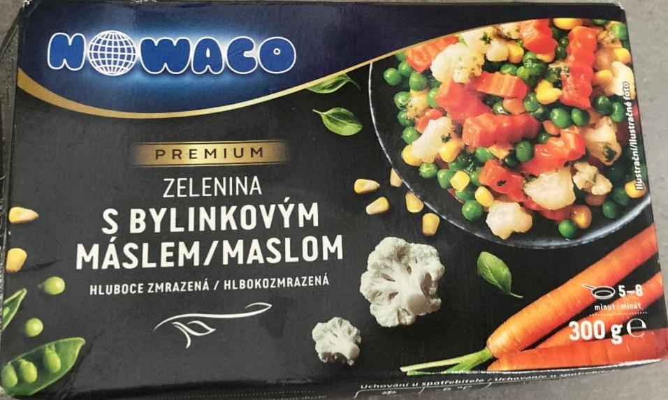 Fotografie - Zelenina premium s bylinkovým máslem Nowaco