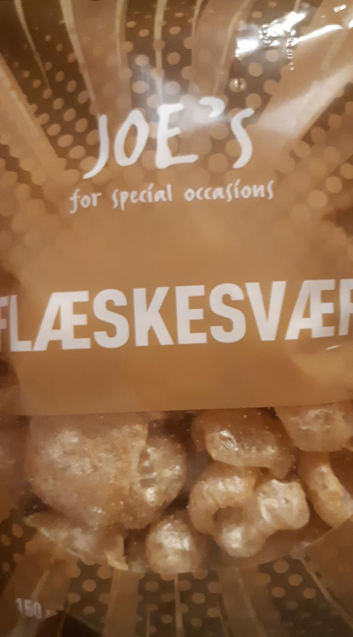Fotografie - Flæskesvær Joe's for special occasions