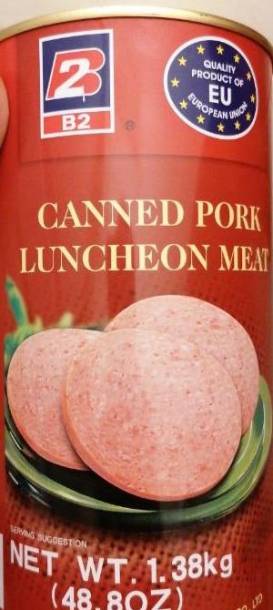 Fotografie - Canned Pork luncheon meat
