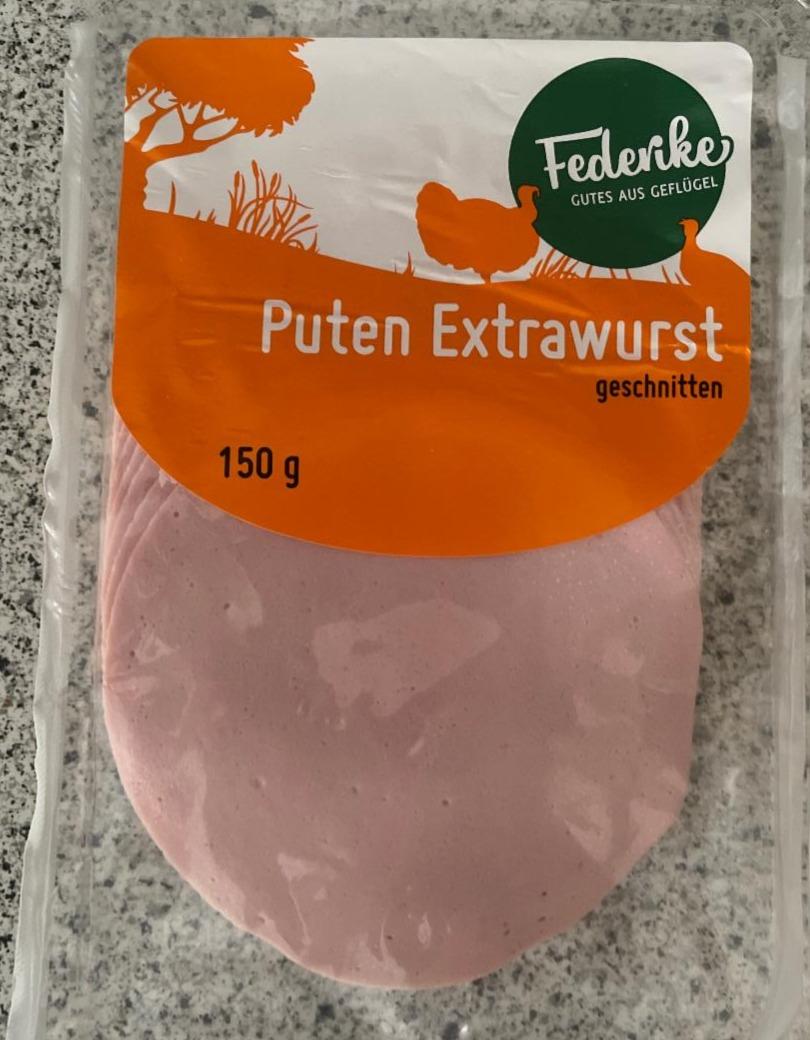 Fotografie - Puten Extrawurst geschnitten Federike
