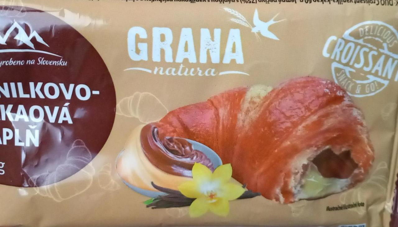 Fotografie - Croissant Vanilkovo-kakaová náplň Grana natura